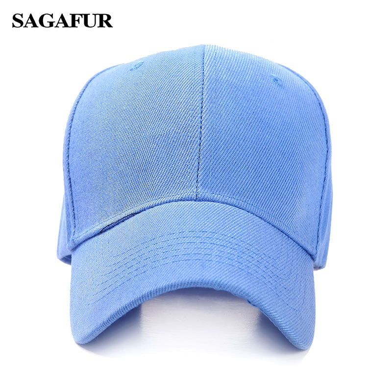 Blue Adjustable Baseball Cap Sport