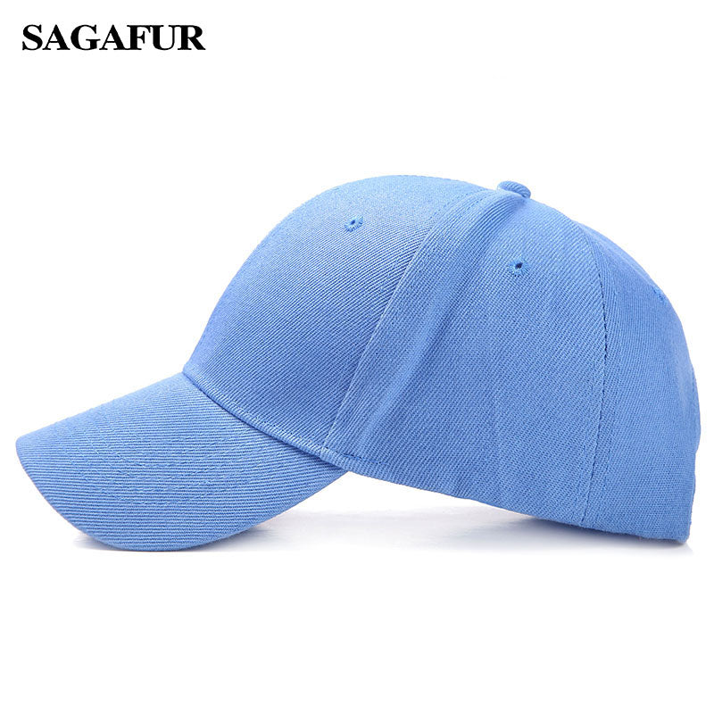 Blue Adjustable Baseball Cap Sport